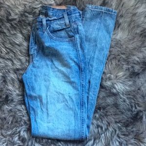 Levi’s faded high rise skinny jeans